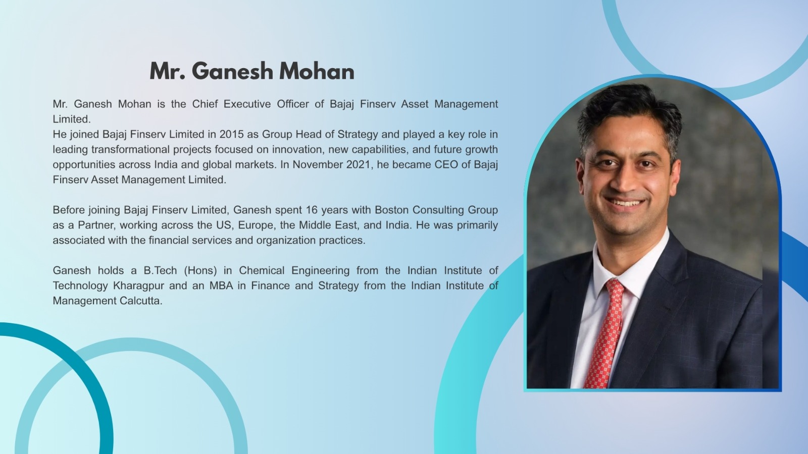Mr. Ganesh Mohan